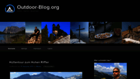 What Outdoor-blog.org website looked like in 2019 (4 years ago)