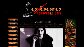 What Oxborotobacco.com website looked like in 2019 (4 years ago)
