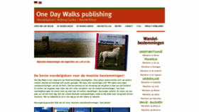 What Onedaywalks.com website looked like in 2019 (4 years ago)