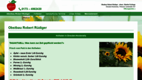 What Obstbau-ruediger.de website looked like in 2019 (4 years ago)