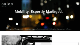 What Orionmobility.com website looked like in 2019 (4 years ago)