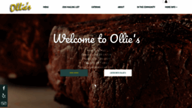 What Olliesrestaurant.com website looked like in 2019 (4 years ago)
