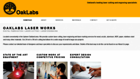What Oaklabs.co website looked like in 2019 (4 years ago)