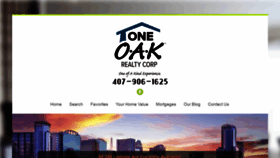 What Oneoakrealtycorp.com website looked like in 2019 (4 years ago)
