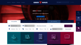 What Oberhaus.lt website looked like in 2019 (4 years ago)