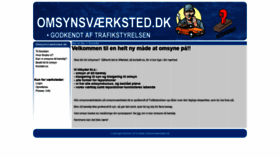 What Omsynsvaerksted.dk website looked like in 2019 (4 years ago)