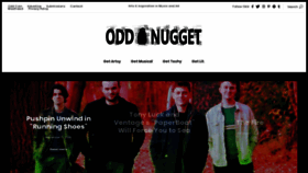 What Oddnugget.com website looked like in 2019 (4 years ago)