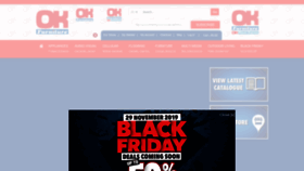 What Okfurniture.co.za website looked like in 2019 (4 years ago)