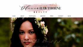 What Oliviahawthorne.com website looked like in 2019 (4 years ago)