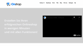 What Onshop.de website looked like in 2019 (4 years ago)