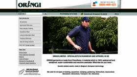 What Oringi.co.nz website looked like in 2019 (4 years ago)
