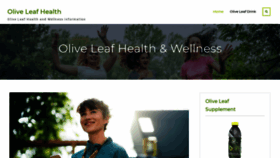 What Oliveleafhealth.com website looked like in 2019 (4 years ago)