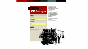 What Octranspo2.com website looked like in 2019 (4 years ago)