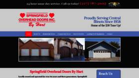 What Overheaddoorsbyhart.com website looked like in 2019 (4 years ago)