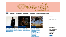 What Outersparkle.com website looked like in 2019 (4 years ago)