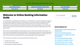What Onlinebankinginfoguide.com website looked like in 2019 (4 years ago)
