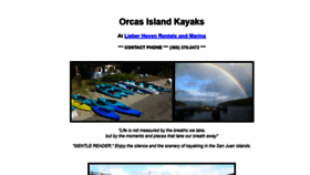 What Orcasislandkayaks.com website looked like in 2019 (4 years ago)