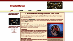 What Orientalmarketroseville.com website looked like in 2019 (4 years ago)
