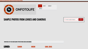 What Onfotolife.com website looked like in 2019 (4 years ago)
