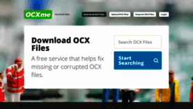 What Ocxme.com website looked like in 2019 (4 years ago)