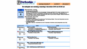 What Oorboekje.nl website looked like in 2019 (4 years ago)
