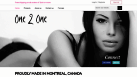 What One2onelingerie.com website looked like in 2019 (4 years ago)