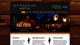What Oldpueblocafe.com website looked like in 2019 (4 years ago)