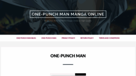 What One-punchmanmanga.com website looked like in 2019 (4 years ago)