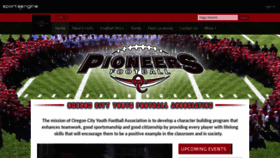 What Oregoncityyouthfootball.com website looked like in 2019 (4 years ago)
