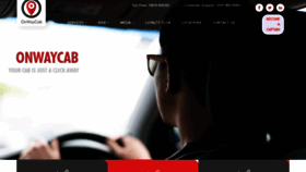 What Onwaycab.com website looked like in 2019 (4 years ago)