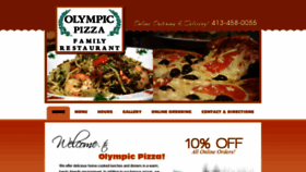 What Olympic-pizza.com website looked like in 2019 (4 years ago)