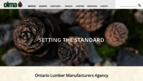 What Olma.ca website looked like in 2019 (4 years ago)