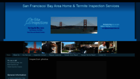 What On-siteinspections.com website looked like in 2019 (4 years ago)