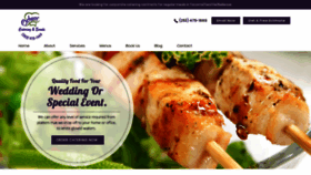What Osheascatering.com website looked like in 2019 (4 years ago)