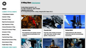What Oringsizes.com website looked like in 2019 (4 years ago)