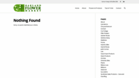 What Oaklandflowermart.com website looked like in 2019 (4 years ago)