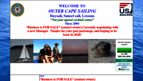 What Outercapesailing.com website looked like in 2019 (4 years ago)