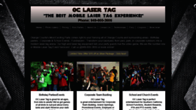 What Oclasertag.com website looked like in 2019 (4 years ago)