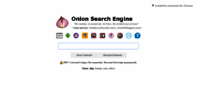 What Onionsearchengine.com website looked like in 2019 (4 years ago)