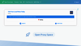 What Openproxy.space website looked like in 2019 (4 years ago)