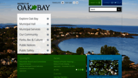 What Oakbay.ca website looked like in 2019 (4 years ago)