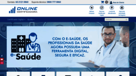 What Onlinecertificadora.com.br website looked like in 2019 (4 years ago)