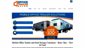 What Officetrailersales.com website looked like in 2019 (4 years ago)