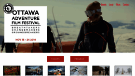 What Ottawaadventurefilmfestival.com website looked like in 2019 (4 years ago)