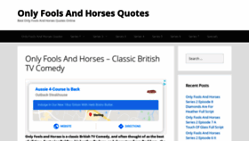 What Onlyfoolsandhorsesquotes.com website looked like in 2019 (4 years ago)