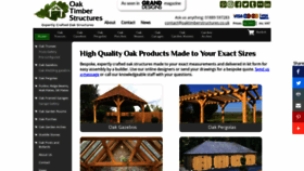 What Oaktimberstructures.co.uk website looked like in 2019 (4 years ago)