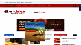 What Okiemrolnika.pl website looked like in 2019 (4 years ago)