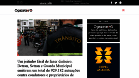 What Ogazeteiro.com.br website looked like in 2019 (4 years ago)
