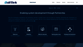 What Oditeksolutions.com website looked like in 2019 (5 years ago)