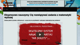 What Obliczone.pl website looked like in 2019 (4 years ago)